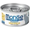 Monge Gatto Monoprotein Lattina Adulto Sfilaccetti Solo Pollo 80 Gr