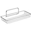 Metaltex Mensola Rettangolare Bagno Cromata 1 Piano Atlantis