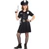 W WIDMANN MILANO Party Fashion - Costume da poliziotta per bambini, vestito, poliziotto, uniforme di polizia, costumi in maschera