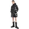 Armani Exchange The Notorius Frank, Sustainable, Crinkle Nylon Insert Cappotto Caban, Nero, S Donna