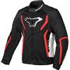 Macna Giacca Moto Softshell Macna Grisco Nero Bianco Rosso