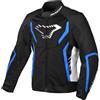 Macna Giacca Moto Softshell Macna Grisco Nero Bianco Blu