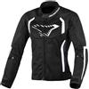Macna Giacca Moto Softshell Donna Macna Grisca Nero Bianco