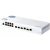 QNAP QSW-M408-2C QSW-M408-2C, 8 port 1Gbps, 2 port 10G SFP+/ NBASE-T Combo, 2 port 10G SFP+, web management switch