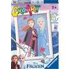 Ravensburger CreArt: Frozen: Sisters Forever - Dipingere con i Numeri per Bambini 7+ Anni, Kit Pittura con Tavole, Cornice, Pennello e Colori Inclusi, 14 x 19 cm, Idee Regalo