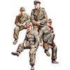 MiniArt Mini Art 35364 - German Panzer Crew - Francia 1944 - Figura 1:35 - Replica fedele, modellismo, kit in plastica, artigianato, hobby, incollaggio, kit modello, assemblaggio, non verniciato