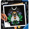 Ravensburger - CreArt Pixie Cold Ape, Kit per Dipingere con i Numeri, Contiene Tavola Prestampata 20x20 cm, Pennello, Colori e Accessori, Gioco Creativo e Relax per Adulti 14+ Anni