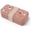 monbento - Porta Pranzo Bambini MB Foodie Fox - Volpe - Scatola Porta Merenda Made in France - Perfetto per Pranzi o Merende a Scuola/Parco - Senza BPA - Sicuro Per Uso Alimentare - Rosa