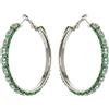 Sodini ORECCHINI A SEMI-CERCHIO CON CRISTALLI VERDE ART. 750686B