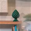 Sofia Ceramiche Di Caltagirone Pigna semilavorata altezza 15/35 Verde Antico - 20 cm / Verde Antico