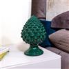 Sofia Ceramiche Di Caltagirone Pigna semilavorata altezza 15/35 Verde Antico - 30 cm / Verde Antico