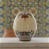 Ceramiche Sofia Stand Uovo Decorativo in Ceramica di Caltagirone — Decoro Sicily - 15 cm / Decoro Sicily
