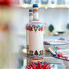 Ceramiche Sofia Stand Bottiglia Decorativa in Ceramica di Caltagirone h 30 cm — Decoro Sicily - 30 cm / Decoro Sicily