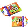 JAYSRIS Libri Neonati con dentaruolo,Il Mio Primo Libro attività-Giocattolo Neonato Libro Stoffa Morbido per Bambino-Animale Libri