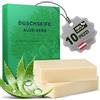 larum sports bagnoschiuma solido aloe vera, sapone solido corpo i capelli, 100% ingredienti naturali, 10x 85g