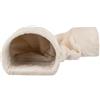 TRIXIE A.S. Création TRIXIE - Tunnel per Conigli/porcellini d'India, Peluche, 27 x 21 x 80 cm, Beige, 1385 g