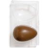 Dream' s Party Stampo Professionale per Uovo Cioccolato da 130 gr - in POLICARBONATO - 2 cavità - Forma Uova di Pasqua Liscio - Dimensione 10 x h15 cm - per realizzare uovi pasquali in cioccolato, in zucchero ecc.