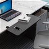 Wansiman Estensione della Scrivania,Morsetto Sull'Estensione della Scrivania Porta Pc Scrivania Legno,Estensione per Scrivania Prolunga per Scrivania da Computer,Supporto per Braccio Gomito