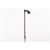 Aftertech® FARETTO LED BIANCO FREDDO ORIENTABILE 1w SU ASTA BARRA NERO GIOIELLERIA D5D6
