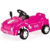 GLOBO Dolu Auto a Pedali per Bambini Unicorno, Rosa