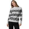 Cecil B302953 Maglione con Filato di Piume, Soft Silver Melange, XXL Donna