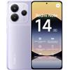 Xiaomi Smartphone Xiaomi Redmi Note 14 5G, 6+128G, Sistema fotografico AI da 108MP, batteria da 5500mAh, display con tecnologia Eye-Care da 120Hz, funzionalità AI (caricabatterie non incluso), Viola
