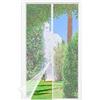 berssen Zanzariera Magnetica - 90 x 220 CM Rete Fine - BIANCO, Zanzariera Porta Finestra Superiore Aumentato a 3,8 cm, si Chiude da Sola, Mantiene l'aria Fresca