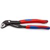 KNIPEX Cobra Pinza regolabile di nuova generazione per tubi e dadi in blister bonderizzata grigia rivestiti in materiale, 87 02 250 T BK
