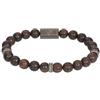 iXXXi Bracciale da uomo con perline da uomo, 20, Legno, Nessuna pietra preziosa