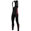 FCX - Salopette da uomo per ciclismo, pantaloni termici, invernali, per ciclismo, taglia L, colore: Rosso