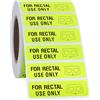 Hycodest 500 pz solo per uso rettale adesivi Relax Laugh etichette per divertimento, 38x10 mm (giallo fluorescente)