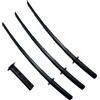BORFUE 3pcs 3D Stampato Gravità Retrattile Samurai Spada Samurai Modello Cosplay Giocattoli Coltello Spada Telescopica Decompressione Creativa Giocattolo Difficile Nero