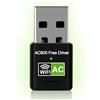 calonny Chiavetta Wifi USB per PC, Dual Band 2.4/5GHz 600Mbps Adattatore di Rete Wireless, Plug and Play per PC Fisso, 2.0 USB (5G)
