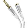 VICTECK Prolunga Jack Cavo 5, Nylon intrecciato per Audio Stereo 3,5