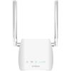 STRONG - Router Wifi 4G LTE 300M - Wifi fino a 150 Mbps 4G/300 Mbps - 1 porta RJ45 - Funziona con tutti i tipi di SIM - Condivisione rete dati - Antenne rimovibili - Facile da installare - Bianco