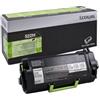 Lexmark Toner Nero 522H 52D2H00 25000 Pagine Cartuccia Di Stampa Riutilizzabile Originale