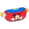 Safta MICKEY MOUSE GOOD DAY - Marsupio per bambini, ideale per giovani e bambini di diverse età, comodo e versatile, qualità e resistenza, 23 x 9 x 14 cm, blu, M, Casual