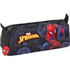 Safta SPIDERMAN ATTACK - Astuccio con cerniera e scomparto, astuccio per bambini, ideale per bambini in età scolastica, comodo e versatile, qualità e resistenza, 21 x 7 x 8 cm, Nero, M, Casual