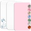 Lovely Hippo Lenzuolo 80 x 160 cm + 1 coprimaterasso impermeabile, compatibile con letto capanna, 80 x 160 cm (bianco/rosa, 80 x 160 cm)