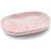 YoHyien Portasapone Ceramica, Antiscivolo Portasaponetta in Marmo, Portasapone da Lavandino, Porta Saponetta Solida da Bagno, Piattino Porta Sapone per Doccia e Cucina (Rosa)