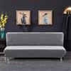 PETCUTE Copridivano Senza Braccioli Elastico copridivano per Divano Letto Senza braccioli Elasticizzato Grigio