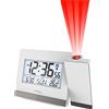 techno line technoline WT538w - Sveglia radio per proiezione, 15 cm x 9 cm x 1,5 cm, colore: Bianco