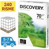Discovery Bancale Carta per fotocopie A4 Discovery 70 gr Risma da 500 fogli (Pallet da 240 risme)