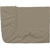 Essix Royal Line Lenzuolo con Angoli, Percalle di Cotone, Taupe, 120 x 190 cm
