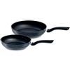 Fissler Cenit Set di padelle in alluminio, 2 pezzi 24 cm, 28 cm, rivestite, padelle in alluminio, antiaderenti, per tutti i tipi di fornelli, anche a induzione