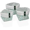Versa Set di cestini Bellis 14 x 14 x 14 cm