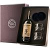 VECCHIO MAGAZZINO DOGANALE Amaro Jefferson Tailor Made Pack con 2 Bicchieri e 2 Sotto Bicchieri- 0.70L