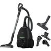 AEG VX82-1-ÖKO 900258509, Aspirapolvere da Pavimento con Sacchetto, 75% Materiale Riciclato, Nero