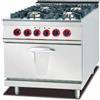 Ristoattrezzature Modello: 6426,Cucina a Gas 4 fuochi con forno Elettrico S/90 80x90 cm