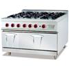 Ristoattrezzature Modello: 6430,Cucina a Gas 6 fuochi con forno Elettrico S/90 120x90 cm